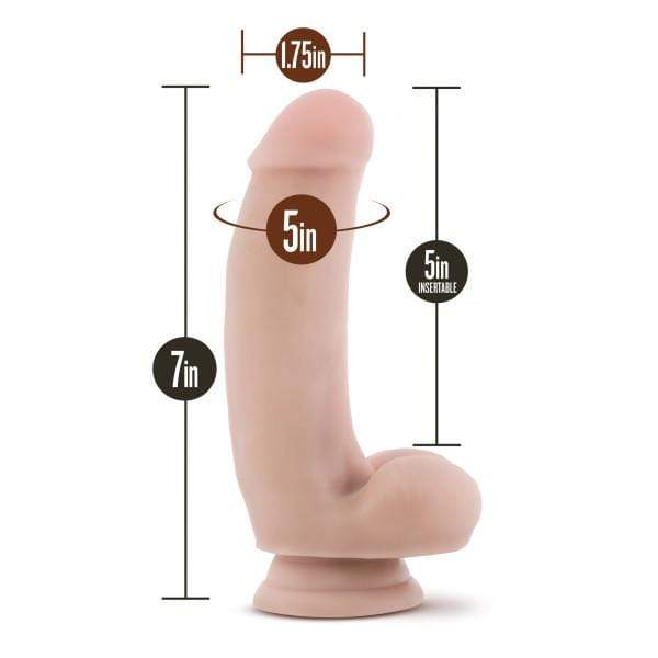 Blush Novelties Dildo Loverboy The Pizza Boy Vanilla 7" Dildo