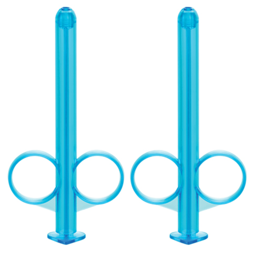 CalExotics Applicator Calexotics Lube Tube Lubricant Launcher Set of 2 - Blue