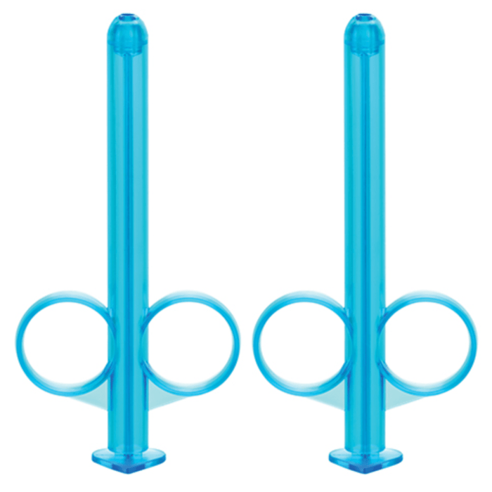 CalExotics Applicator Calexotics Lube Tube Lubricant Launcher Set of 2 - Blue