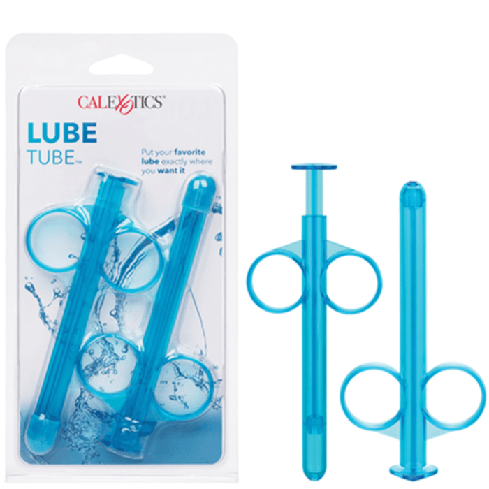 CalExotics Applicator Calexotics Lube Tube Lubricant Launcher Set of 2 - Blue