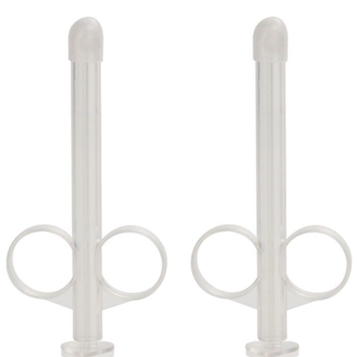 CalExotics Applicator Calexotics Lube Tube Lubricant Launcher Set of 2 -  Clear