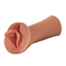 Luscious Lips Wet Pussy Self Lubricating Masturbator - Caramel