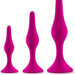 Blush Novelties Butt Plug Pink Luxe Beginner 3 Plug Anal Trainer Set - Various Colours