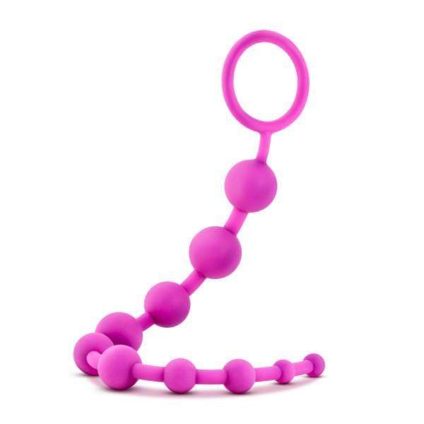 Blush Novelties Anal Beads Luxe Silicone 10 Anal Beads - Pink