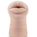 Blush Novelties Masturbator M For Men Angie Vibrating Mouth Stroker - Vanilla