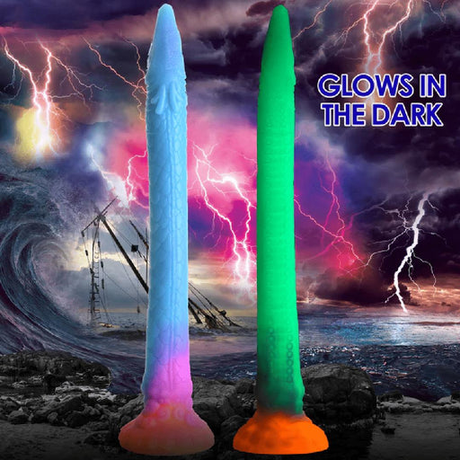 Makara Glow-In-The-Dark Silicone Snake Fantasy Dildo