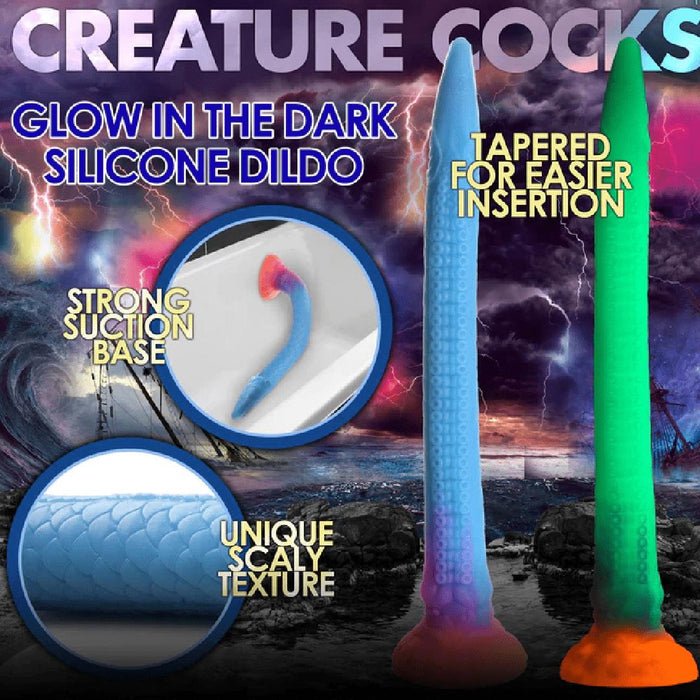 Makara Glow-In-The-Dark Silicone Snake Fantasy Dildo