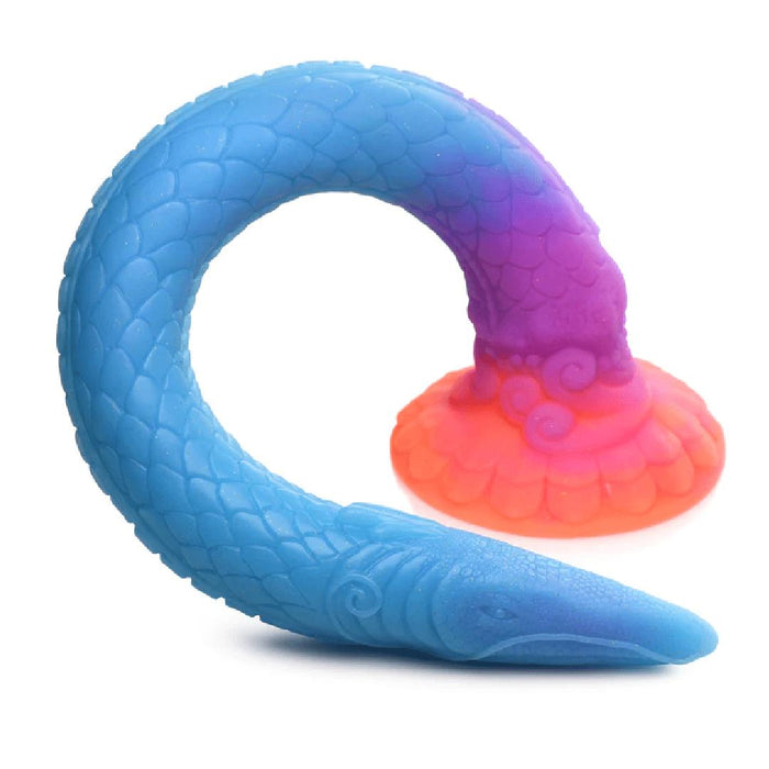 Makara Glow-In-The-Dark Silicone Snake Fantasy Dildo
