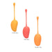 CalExotics Kegel Exerciser Mango 3 Piece Silicone Kegel Training Set