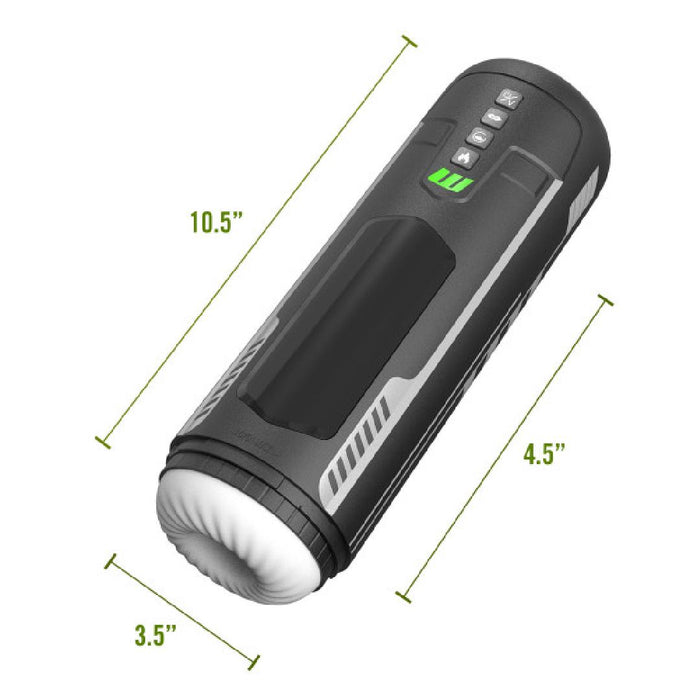 Master Blaster Vibrating, Stroking, Sucking, Warming, Automatic Stroker