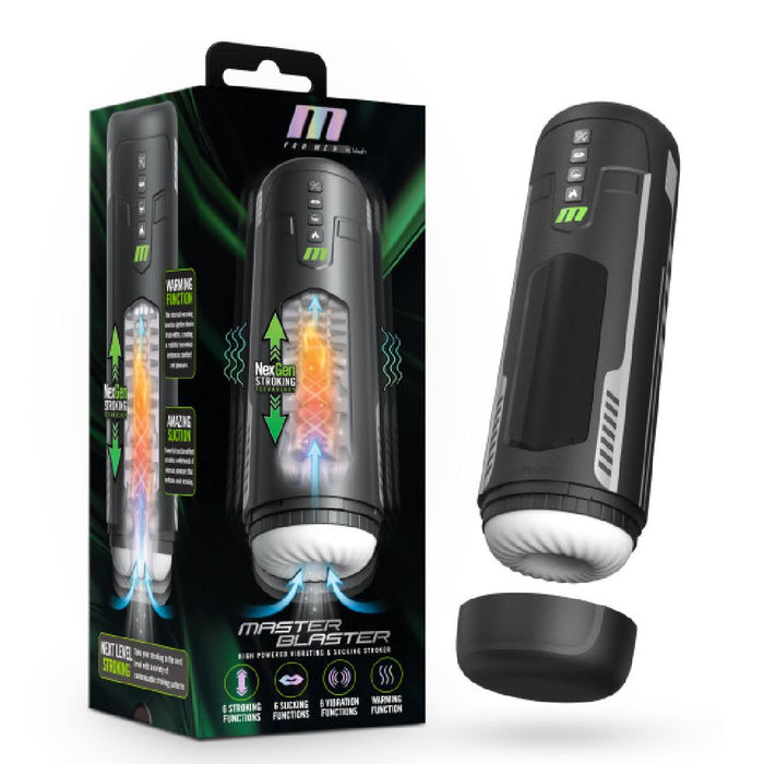 Master Blaster Vibrating, Stroking, Sucking, Warming, Automatic Stroker