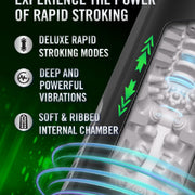 Master Blaster Vibrating, Stroking, Sucking, Warming, Automatic Stroker
