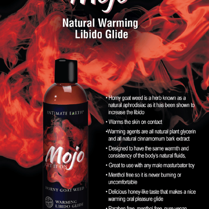 Mojo Natural Warming Libido Glide with Horny goat Weed 4 oz