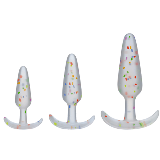 Maia Toys Butt Plug Mood Pride Anal Trainer Silicone Set - 3 Sizes