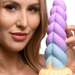 Mystique Thick 8 Inch Silicone Unicorn Dildo