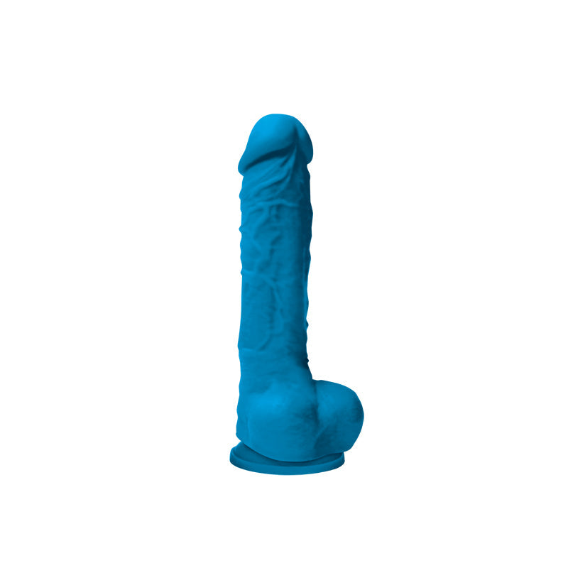 Colours Pleasures 5 Inch Firm Silicone Dildo - Blue