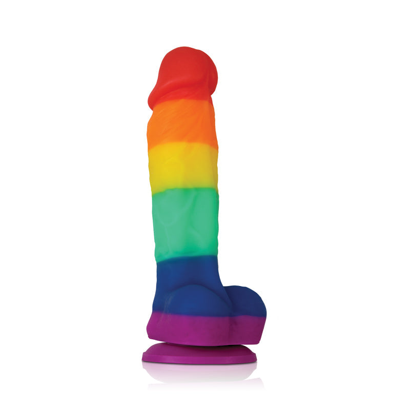 Colours Pride Realistic 5 Inch Silicone Rainbow Silicone Dildo