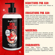Naughty Jane's Creamy Cum Sex Sauce Lubricant 16oz