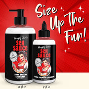 Naughty Jane's Creamy Cum Sex Sauce Lubricant 16oz