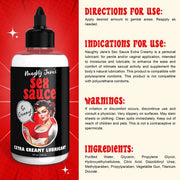 Naughty Jane's Creamy Cum Sex Sauce Lubricant 8oz