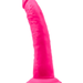 Blush Novelties Dildo Neo Elite 7.5 Inch Dual Density Silicone Dildo - Neon Pink