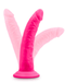 Blush Novelties Dildo Neo Elite 7.5 Inch Dual Density Silicone Dildo - Neon Pink