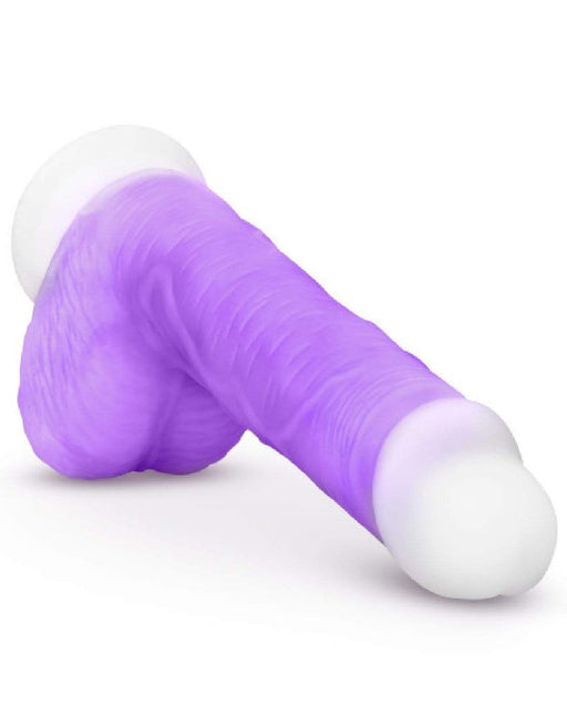 Blush Novelties Dildo Neo Elite Encore 8 Inch Vibrating Dildo - Purple