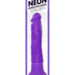 Pipedream Products Vibrator Neon Silicone Wall Banger 7 Inch Vibrating Dildo - Purple