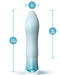 Blush Vibrator Oh My Gem Ardor Aquamarine Warming Vibrator