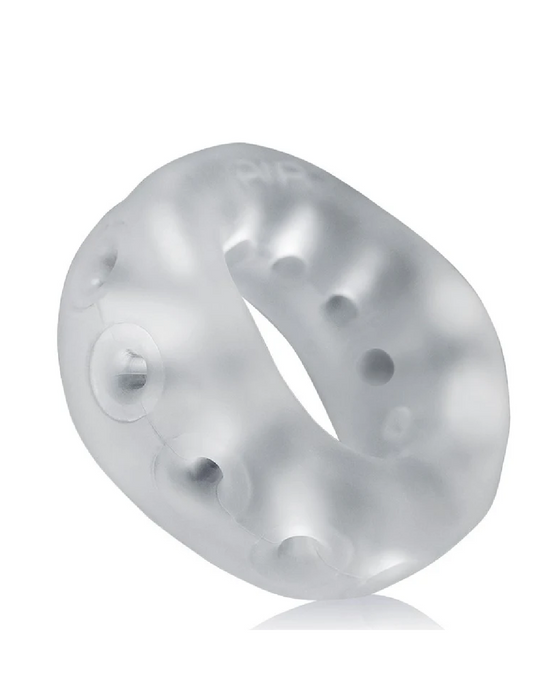 Oxballs Air Flow Light Stretchy Cock Ring - Clear