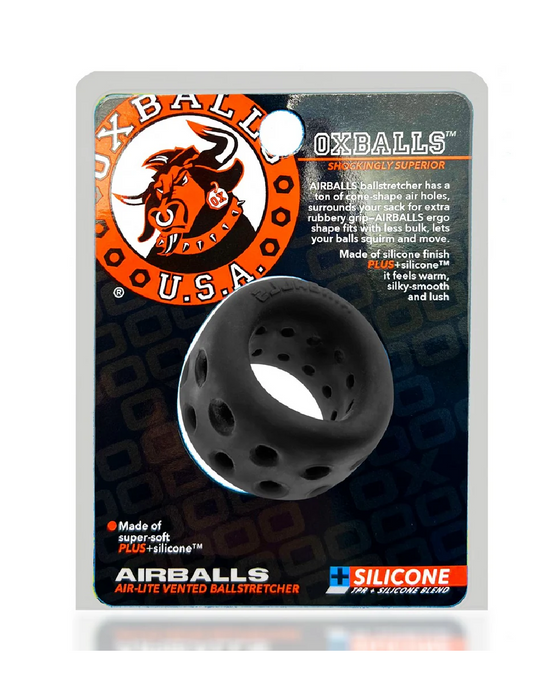 Oxballs Air Lite Ventilated Ball Stretcher - Black Ice