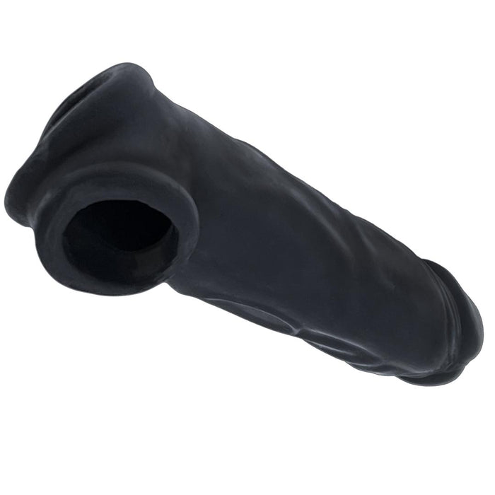 Oxballs Dicker 7.5 Inch Cock Sheath - Black Ice