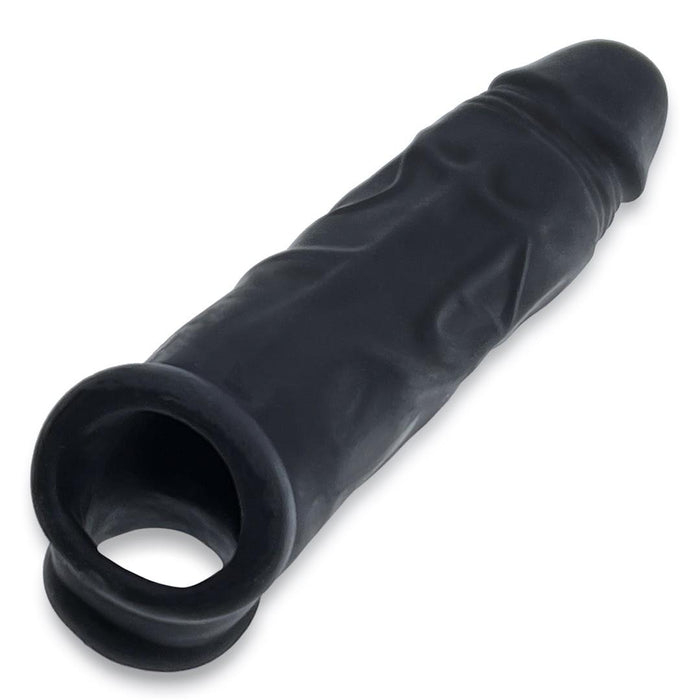 Oxballs Dicker 7.5 Inch Cock Sheath - Black Ice