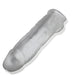 Oxballs Dicker 7.5 Inch Cock Sheath - Clear Ice