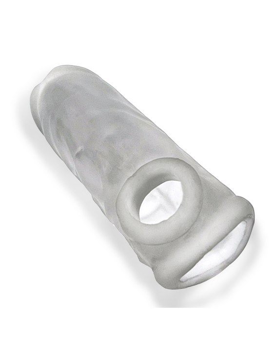 Oxballs Dicker 7.5 Inch Cock Sheath - Clear Ice