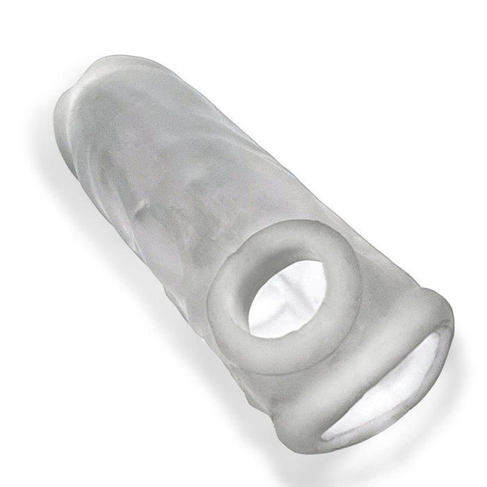 Oxballs Dicker 7.5 Inch Cock Sheath - Clear Ice
