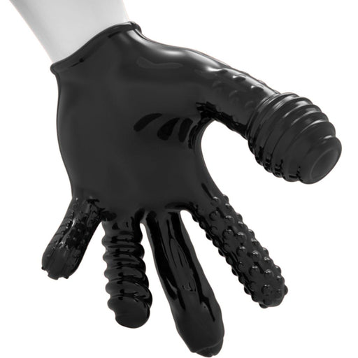 Oxballs Finger Fuck Textured Black Fingering Glove