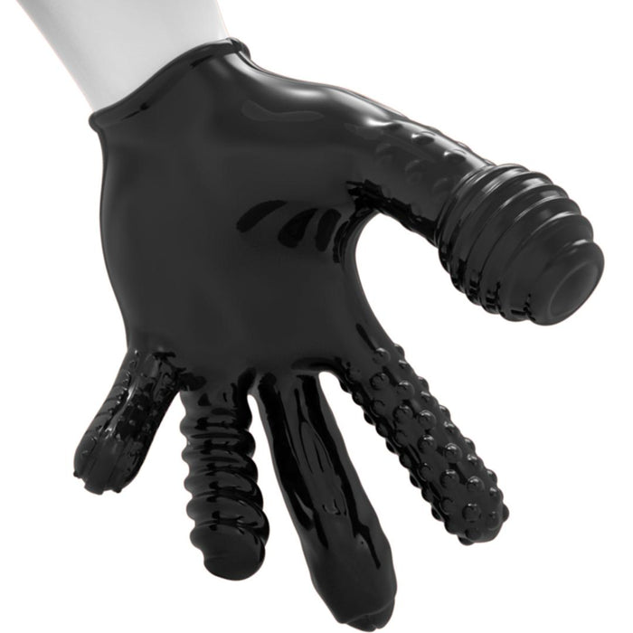 Oxballs Finger Fuck Textured Black Fingering Glove