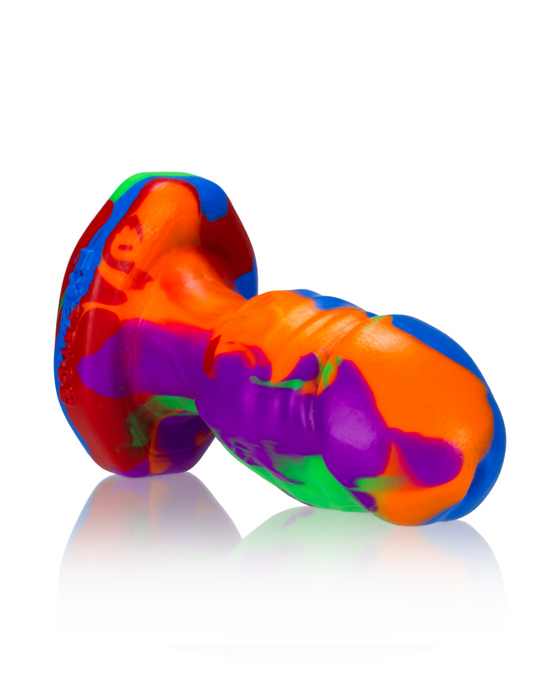 Oxballs Honcho 5 Inch Rainbow Silicone Veiny Butt Plug