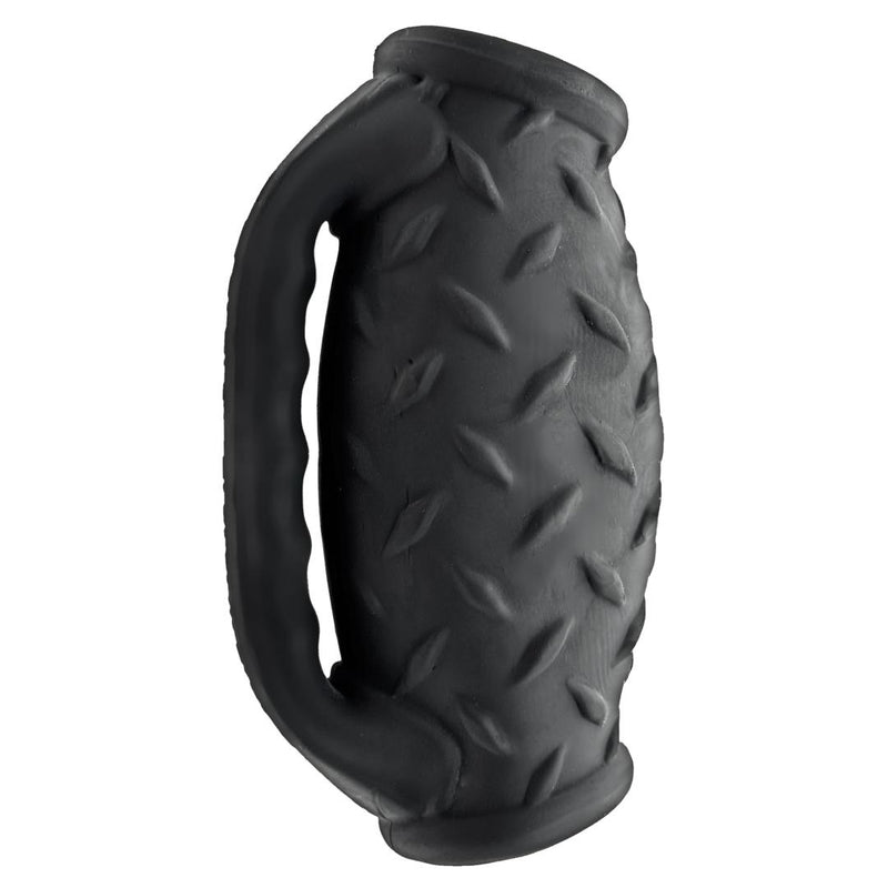 Oxballs Masterjack Double Ended Ultra Squishy Stroker with Handle - Black