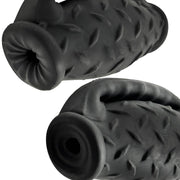 Oxballs Masterjack Double Ended Ultra Squishy Stroker with Handle - Black