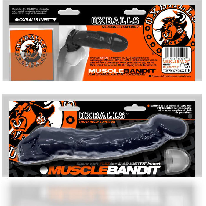 Oxballs Muscle Bandit Slim Cock Sheath - Black
