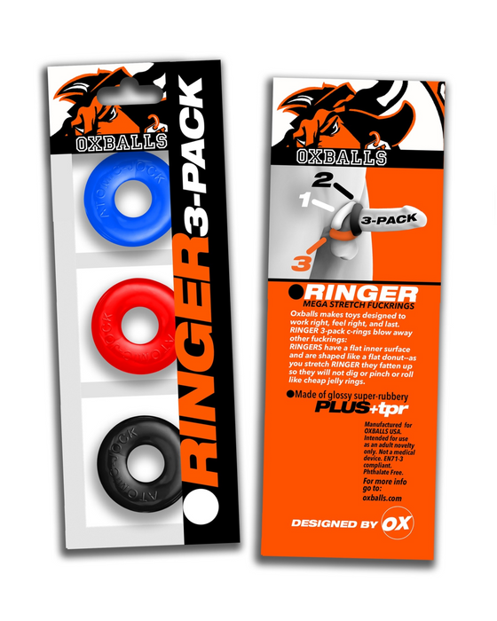 Oxballs Ringer Set of 3 Donut Cock Rings