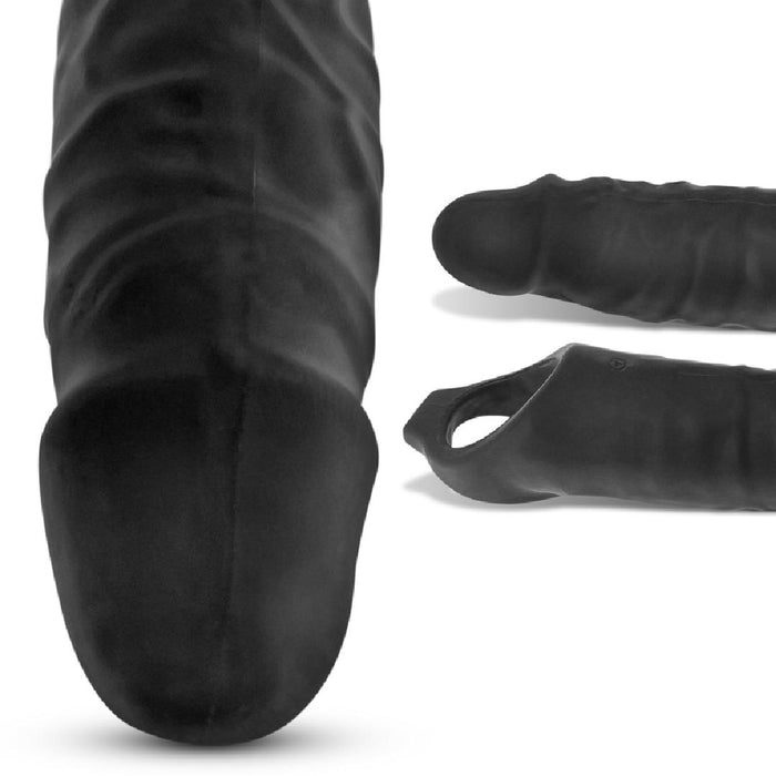 Oxballs Snake Extra Long 11 Inch Cock Sheath - Black
