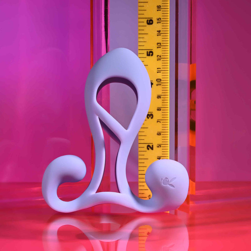 Playboy Fantasy Cock Cage - Vibrating, Rechargeable, Silicone