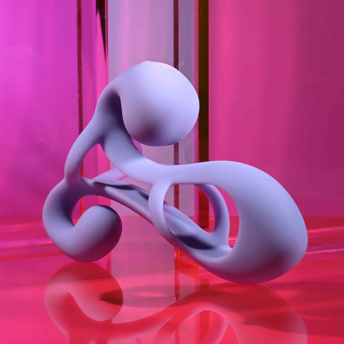 Playboy Fantasy Cock Cage - Vibrating, Rechargeable, Silicone