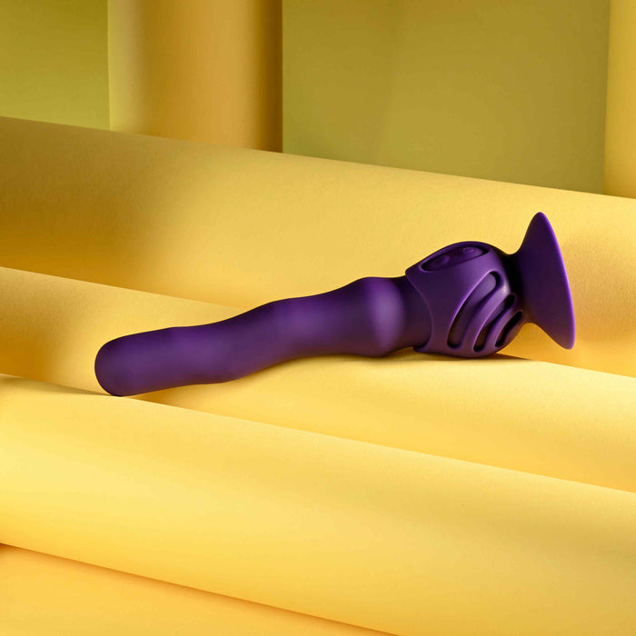 Wiggle It Silicone Wiggling Vibrator with Suction Cup Base
