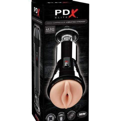 Pipedream Products Masturbator PDX Elite Cock Compressor Vibrating Masturbator