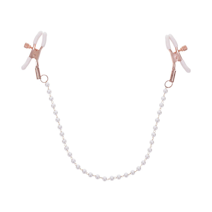 Peaches 'n Cream Pearl Nipple Clamps