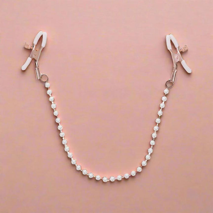 Peaches 'n Cream Pearl Nipple Clamps